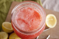 Easiest, Healthiest Strawberry Lemonade Ever